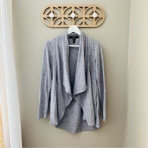 Forever 21 Zip Up Sweater Cardigan Gray Sz Medium